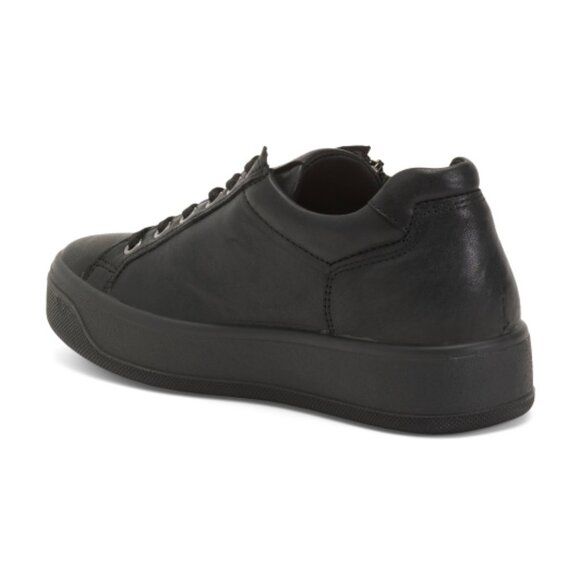 IGI&CO Made In Italy Leather Sneakers With Zip - Picture 2 of 3